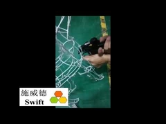 2400 - 3600 adet/Saat Fermuar Bağ Makinesi Masaüstü Tipi Elektrik Güçlü