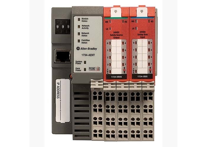 8 Noktalı Güvenlik IP20 1734-IB8S DC Giriş Modülü POINT 24VDC Sinking