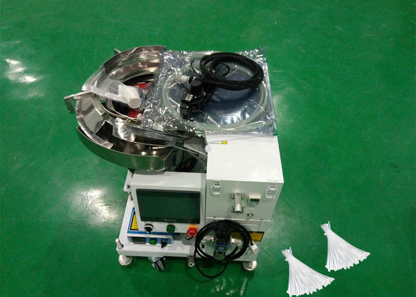 Gevşek Plastik Bağlar için SWT25120H Otomatik Kablo Bağı Sistemi AC 220V 120mm Uzunluk