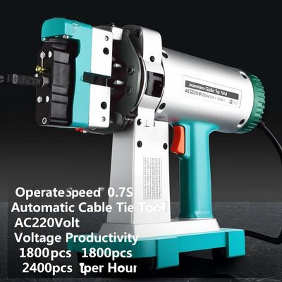 Çalışma Hızı 0.7S Otomatik Kablo Bağı Aleti AC220Volt Voltaj Paket Verimliliği 1800 adet 2400 adet/saat Kablo Yönetim Çözümü