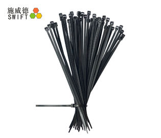 PA66 Malzeme Toplu Kablo Bağları 120mm Uzunluk Plastik / Naylon Kravatlar UV Uzun Ömür