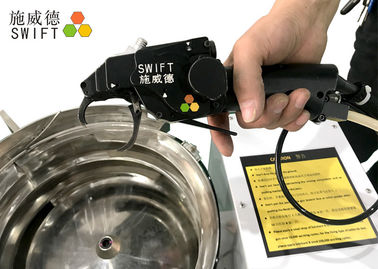 Naylon Kravatlar İçin Hafif Otomatik Kablo Bağı Makinesi Gerginlik Ayarı 80mm Uzunluk
