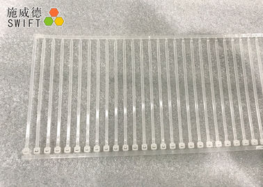 Düz Uçlu 1.1mm Kalınlık Şerit Kablo Bağları 18 Lb Çekme Mukavemeti
