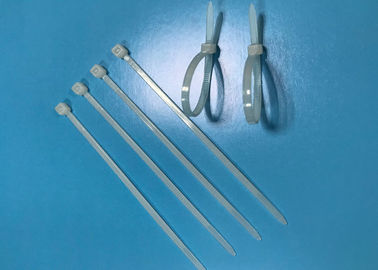 Kendinden Kilitli Naylon PA66 Kablo Zip Kravatlar Zap Kayışı 100mm Uzunluk 2.5mm Genişlik