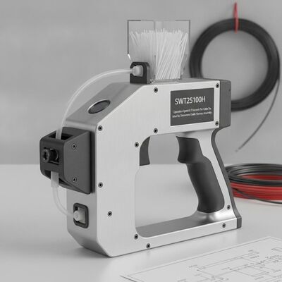 SWT25100H Otomatik Zip Tie Aracı Çalışma Hızı Kablo Bağlantısı başına 0.7 saniye Kaynak bağlantısı için idealdir