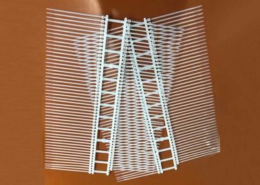 80mm Uzunluk Naylon Tek Kablo Zip Kravatlar Kendinden Kilitleme Beyaz Renk UL94V2 Yanıcılık