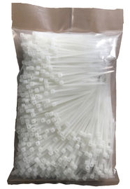 Özelleştirilmiş Malzeme Naylon Zip Kravatlar / 80mm Uzunluk Plastik Kravatlar Yanıcılık UL94V2