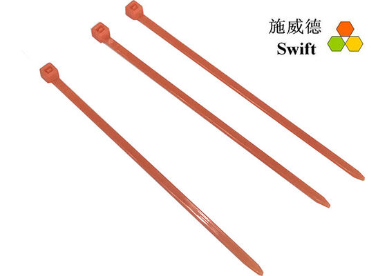 RoHS Sertifikası Naylon 66 Kablo Bağları 1000 adet Paket 100mm Uzunluk 2.5mm Genişlik