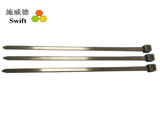 UL94V - 2 Alevli Tek Kullanımlık Zip Kravatlar / 100mm Uzunluk Sarı Kablo Bağları